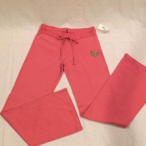 NWT Twisted Heart Pink Knit Sweat Pants Sz S